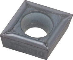 Kennametal - CCMT32.50.5 LF Grade KC5010 Carbide Turning Insert - TiAlN Finish, 80° Diamond, 3/8" Inscr Circle, 5/32" Thick, 0.0079" Corner Radius - Americas Industrial Supply