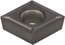 Kennametal - CCMT431 LF Grade KC5010 Carbide Turning Insert - TiAlN Finish, 80° Diamond, 1/2" Inscr Circle, 3/16" Thick, 1/64" Corner Radius - Americas Industrial Supply