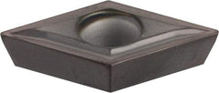 Kennametal - DPMT21.50.5 LF Grade KC5010 Carbide Turning Insert - TiAlN Finish, 55° Diamond, 1/4" Inscr Circle, 3/32" Thick, 0.0079" Corner Radius - Americas Industrial Supply