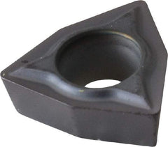 Kennametal - WPMT21.51 LF Grade KC5010 Carbide Turning Insert - TiAlN Finish, 80° Trigon, 1/4" Inscr Circle, 3/32" Thick, 1/64" Corner Radius - Americas Industrial Supply