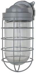 Cooper Crouse-Hinds - 120 Volt, 200 Watt, Incandescent Hazardous Location Light Fixture - Vaporproof, Corrosion & Heat Resistant, Aluminum Housing, 6-3/8" Long x 5-1/2" Wide x 12-1/2" High - Americas Industrial Supply