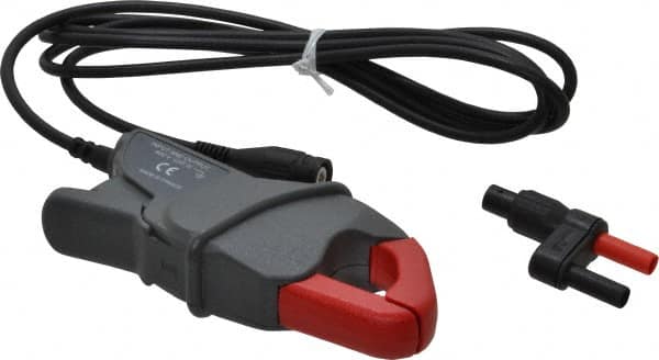 Fluke - Black/Red Electrical Test Equipment Clamp - Use with Digital Multimeters, Powers Quality Meters, Scope Meters - Americas Industrial Supply