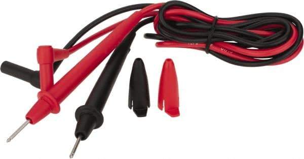 Fluke - Black/Red Electrical Test Equipment Leads - Use with General Purpose - Americas Industrial Supply