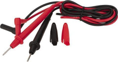 Fluke - Black/Red Electrical Test Equipment Leads - Use with General Purpose - Americas Industrial Supply