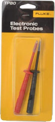 Fluke - Black/Red Electrical Test Equipment Probe - Use with TL222, TL224 Test Lead - Americas Industrial Supply