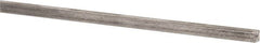 Precision Brand - 12" Long x 1/8" High x 1/8" Wide, Plain Key Stock - Low Carbon Steel - Americas Industrial Supply