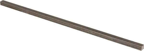 Precision Brand - 12" Long x 5/16" High x 5/16" Wide, Plain Key Stock - Low Carbon Steel - Americas Industrial Supply