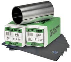 Precision Brand - 5 Ft. Long x 6 Inch Wide x 0.01 Inch Thick, Roll Shim Stock - Stainless Steel - Americas Industrial Supply