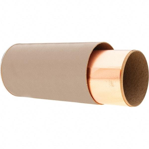 Precision Brand - 100 Inch Long x 6 Inch Wide x 0.001 Inch Thick, Roll Shim Stock - Copper - Americas Industrial Supply