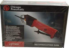 Chicago Pneumatic - 10,000 Strokes per Minute, 3/8 Inch Stroke Length, 5.5 CFM Air Reciprocating Saw - 3 Blades, 6.2 Bar Air Pressure, 3/8 Inch Inlet - Americas Industrial Supply