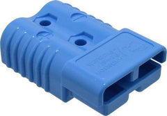 Made in USA - 1/0 AWG, 600 V, 175 A, Battery Connector - Blue - Americas Industrial Supply