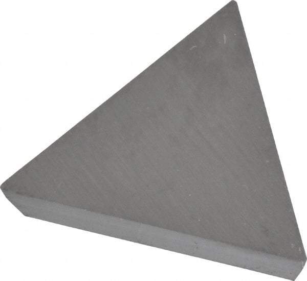 Kennametal - TPG320.5 Grade K68 Carbide Turning Insert - Uncoated, 60° Triangle, 3/8" Inscr Circle, 1/8" Thick, 0.008" Corner Radius - Americas Industrial Supply