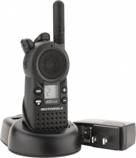 Motorola - 200,000 Sq Ft Range, 4 Channel, 1 Watt, Series CLS, Professional Two Way Radio - UHF Band, Lithium-Ion Battery, 12 hr Life, 5.8" High x 2" Wide x 1.1" Deep, Cloning, Low Battery Alerts - Americas Industrial Supply