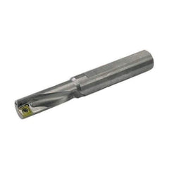 Allied Machine and Engineering - 1.59" Max Drill Depth, 2.25xD, 16mm Diam, Indexable Insert Drill - 1 Insert, 1" Shank Diam, Straight Shank - Americas Industrial Supply