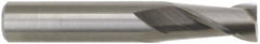 M.A. Ford - 7/16", 1" LOC, 7/16" Shank Diam, 2-3/4" OAL, 2 Flute, Solid Carbide Square End Mill - Single End, TiCN Finish, 30° Helix, Centercutting, Right Hand Cut, Right Hand Flute, Series 121 - Americas Industrial Supply