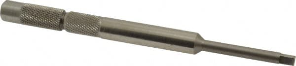 Made in USA - #12 Inch Tap, 5 Inch Overall Length, 3/8 Inch Max Diameter, Tap Extension - 0.22 Inch Tap Shank Diameter, 0.194 Inch Extension Shank Diameter, 0.152 Inch Extension Square Size, 1 Inch Tap Depth, Tool Steel - Exact Industrial Supply