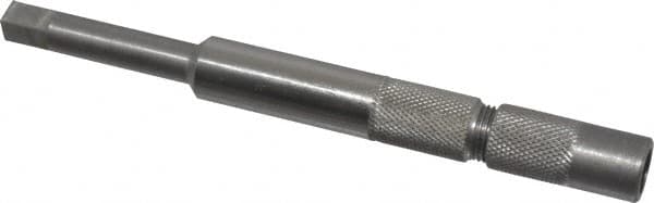 Made in USA - M7 to 5/16 Inch Tap, 5 Inch Overall Length, 1/2 Inch Max Diameter, Tap Extension - 0.318 Inch Tap Shank Diameter, 0.318 Inch Extension Shank Diameter, 0.238 Inch Extension Square Size, 1-1/16 Inch Tap Depth, Tool Steel - Americas Industrial Supply