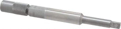 Made in USA - 7/16 Inch Tap, 5 Inch Overall Length, 1/2 Inch Max Diameter, Tap Extension - 0.323 Inch Tap Shank Diameter, 0.323 Inch Extension Shank Diameter, 0.242 Inch Extension Square Size, 1-1/16 Inch Tap Depth, Tool Steel - Americas Industrial Supply