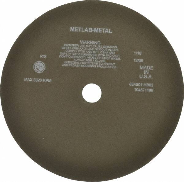 Norton - 12" 90 Grit Aluminum Oxide Cutoff Wheel - 1/16" Thick, 1-1/4" Arbor, 3,820 Max RPM, Use with Angle Grinders - Americas Industrial Supply