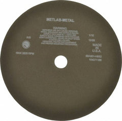 Norton - 12" 90 Grit Aluminum Oxide Cutoff Wheel - 1/16" Thick, 1-1/4" Arbor, 3,820 Max RPM, Use with Angle Grinders - Americas Industrial Supply