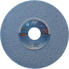 Norton - 7" Diam x 1-1/4" Hole x 1/2" Thick, G Hardness, 46 Grit Surface Grinding Wheel - Ceramic, Type 1, Coarse Grade, 3,600 Max RPM, Vitrified Bond, No Recess - Americas Industrial Supply