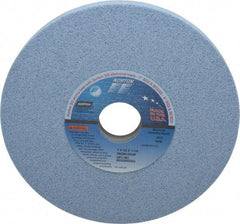 Norton - 7" Diam x 1-1/4" Hole x 1/2" Thick, G Hardness, 60 Grit Surface Grinding Wheel - Ceramic, Type 1, Medium Grade, 3,600 Max RPM, Vitrified Bond, No Recess - Americas Industrial Supply