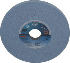 Norton - 7" Diam x 1-1/4" Hole x 1/2" Thick, I Hardness, 60 Grit Surface Grinding Wheel - Ceramic, Type 1, Medium Grade, 3,600 Max RPM, Vitrified Bond, No Recess - Americas Industrial Supply