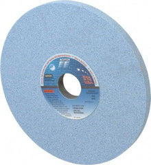 Norton - 8" Diam x 1-1/4" Hole x 1/2" Thick, G Hardness, 60 Grit Surface Grinding Wheel - Ceramic, Type 1, Medium Grade, 3,600 Max RPM, Vitrified Bond, No Recess - Americas Industrial Supply