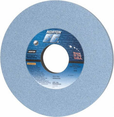 Norton - 12" Diam x 3" Hole x 1" Thick, K Hardness, 60 Grit Surface Grinding Wheel - Ceramic, Type 1, Medium Grade, 2,070 Max RPM, Vitrified Bond, No Recess - Americas Industrial Supply