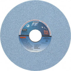 Norton - 7" Diam x 1-1/4" Hole x 1/2" Thick, J Hardness, 46 Grit Surface Grinding Wheel - Ceramic, Type 1, Coarse Grade, 3,600 Max RPM, Vitrified Bond, No Recess - Americas Industrial Supply
