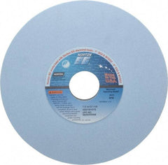 Norton - 7" Diam x 1-1/4" Hole x 1/4" Thick, K Hardness, 100 Grit Surface Grinding Wheel - Ceramic, Type 1, Fine Grade, 3,600 Max RPM, Vitrified Bond, No Recess - Americas Industrial Supply
