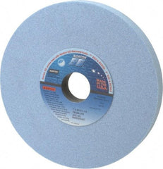 Norton - 7" Diam x 1-1/4" Hole x 3/4" Thick, J Hardness, 60 Grit Surface Grinding Wheel - Ceramic, Type 1, Medium Grade, 3,600 Max RPM, Vitrified Bond, No Recess - Americas Industrial Supply
