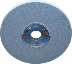 Norton - 8" Diam x 1-1/4" Hole x 1/2" Thick, J Hardness, 46 Grit Surface Grinding Wheel - Ceramic, Type 1, Coarse Grade, 3,600 Max RPM, Vitrified Bond, No Recess - Americas Industrial Supply