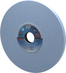 Norton - 8" Diam x 1-1/4" Hole x 1/2" Thick, J Hardness, 80 Grit Surface Grinding Wheel - Ceramic, Type 1, Medium Grade, 3,600 Max RPM, Vitrified Bond, No Recess - Americas Industrial Supply