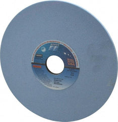 Norton - 8" Diam x 1-1/4" Hole x 1/4" Thick, K Hardness, 80 Grit Surface Grinding Wheel - Ceramic, Type 1, Medium Grade, 3,600 Max RPM, Vitrified Bond, No Recess - Americas Industrial Supply
