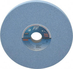 Norton - 8" Diam x 1-1/4" Hole x 3/4" Thick, J Hardness, 46 Grit Surface Grinding Wheel - Ceramic, Type 1, Coarse Grade, 3,600 Max RPM, Vitrified Bond, No Recess - Americas Industrial Supply