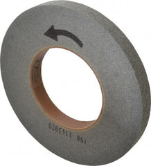 Norton - 10" Diam, 1" Face Width, 5" Center Hole, Fine Grade, Silicon Carbide Deburring Wheel - Convolute, Hard Density 8 Grade, 2,500 RPM - Americas Industrial Supply