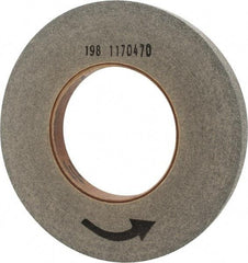 Norton - 10" Diam, 1" Face Width, 5" Center Hole, Fine Grade, Silicon Carbide Deburring Wheel - Convolute, Hard Density 9 Grade, 2,500 RPM - Americas Industrial Supply