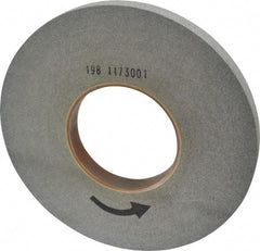 Norton - 12" Diam, 1" Face Width, 5" Center Hole, Fine Grade, Silicon Carbide Deburring Wheel - Convolute, Hard Density 9 Grade, 2,500 RPM - Americas Industrial Supply