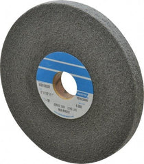 Norton - 6" Diam, 1/2" Face Width, 1" Center Hole, Fine Grade, Silicon Carbide Deburring Wheel - Convolute, Hard Density 7 Grade, 4,500 RPM - Americas Industrial Supply