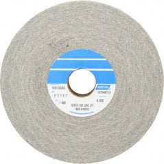 Norton - 6" Diam, 1" Face Width, 1" Center Hole, Medium Grade, Aluminum Oxide Deburring Wheel - Convolute, Hard Density 8 Grade, 4,500 RPM - Americas Industrial Supply