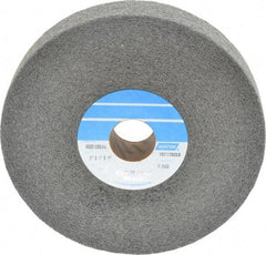 Norton - 6" Diam, 1" Face Width, 1" Center Hole, Fine Grade, Silicon Carbide Deburring Wheel - Convolute, Hard Density 8 Grade, 4,500 RPM - Americas Industrial Supply
