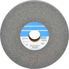 Norton - 6" Diam, 1" Face Width, 1" Center Hole, Fine Grade, Silicon Carbide Deburring Wheel - Convolute, Hard Density 9 Grade, 4,500 RPM - Americas Industrial Supply