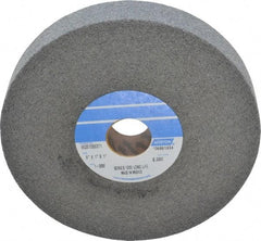 Norton - 6" Diam, 1" Face Width, 1" Center Hole, Medium Grade, Silicon Carbide Deburring Wheel - Convolute, Hard Density 9 Grade, 4,500 RPM - Americas Industrial Supply