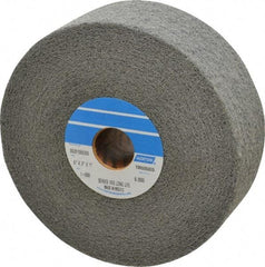 Norton - 6" Diam, 2" Face Width, 1" Center Hole, Medium Grade, Silicon Carbide Deburring Wheel - Convolute, Medium Density 6 Grade, 4,500 RPM - Americas Industrial Supply