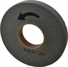 Norton - 8" Diam, 1" Face Width, 3" Center Hole, Medium Grade, Silicon Carbide Deburring Wheel - Convolute, Hard Density 8 Grade, 3,650 RPM - Americas Industrial Supply