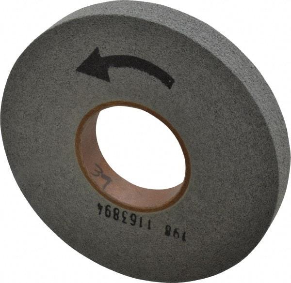 Norton - 8" Diam, 1" Face Width, 3" Center Hole, Fine Grade, Silicon Carbide Deburring Wheel - Convolute, Hard Density 9 Grade, 4,500 RPM - Americas Industrial Supply