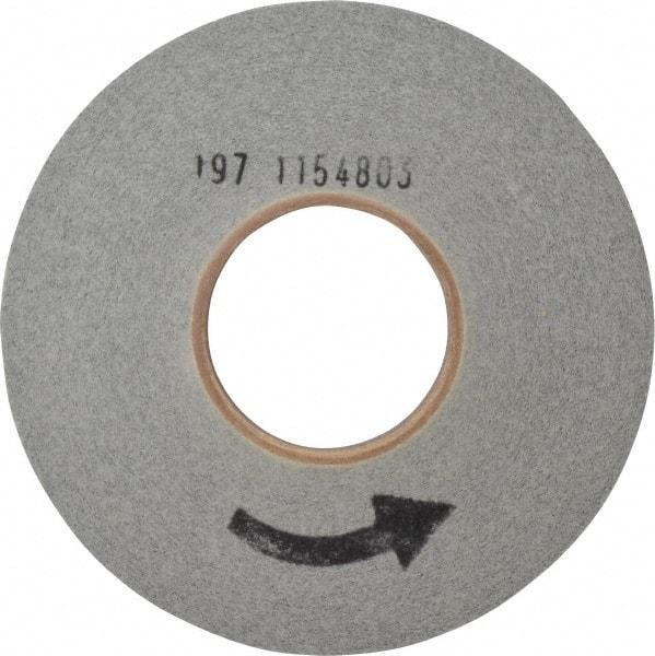 Norton - 8" Diam, 1" Face Width, 3" Center Hole, Medium Grade, Silicon Carbide Deburring Wheel - Convolute, Hard Density 9 Grade, 3,650 RPM - Americas Industrial Supply