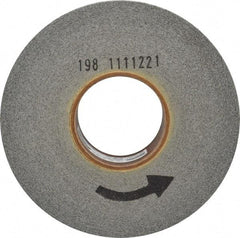 Norton - 8" Diam, 2" Face Width, 3" Center Hole, Fine Grade, Silicon Carbide Deburring Wheel - Convolute, Hard Density 8 Grade, 3,650 RPM - Americas Industrial Supply