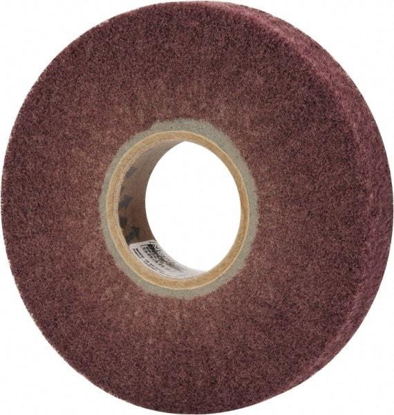 Norton - 6" Diam 220 Grit Aluminum Oxide Unmounted Flap Wheel - 2" Hole, 1" Wide, Density 5, Nonwoven, Grade Fine, 3,000 Max RPM - Americas Industrial Supply